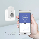 EZVIZ T31 Smart Plug, Prise Connectée WiFi, Commande vocale avec Alexa, Prise Intelligente avec Contrôler par Smartphone, Indicateurs de Luminosité Ajustables, 16A Prise Programmable Wi-Fi, 4000W