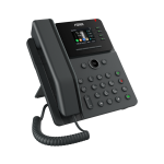 FANVIL V61W - Téléphone IP POE - interphone pour maison et bâtiment - touche pour ouverture de porte - 12 touches DSS programmables - Audioconférence à 6 participants.