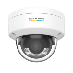 HIKVISION DS-2CD1147G2-LUF 2.8mm - Camera IP - Dome 4MP ColorVu & Audio -Résistant à l'eau et à la poussière (IP67) ) et anti-vandalisme (IK10) - Slot micro SD