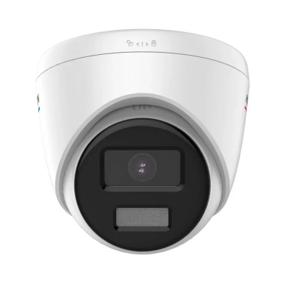 HIKVISION DS-2CD1347G2-LUF 2.8mm - Camera IP - Dome (Tourelle) 4MP ColorVu & Audio -Résistant à l'eau et à la poussière (IP67) - Slot Micro SD