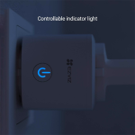 EZVIZ T30-10B EU PLUG Prise Connectée WiFi, Smart Plug avec Mesure Consommation, Commande vocale avec Amazon Alexa et Google home , Contrôler par Smartphone, aucun Hub Requis