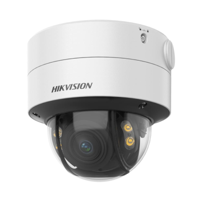 Hikvision DS-2CE59DF8T-AVPZE(2.8-12mm)(O- STD) Camera Analogique - Dome ColorVu 2MP motorisée variofocale - -Résistant à l'eau et à la poussière (IP67) et anti-vandalisme (IK10)