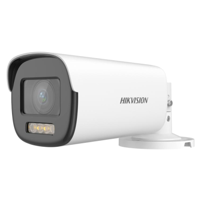 Hikvision DS-2CE19DF8T-AZE(2.8-12mm)(O- STD) Camera Analogique - Bullet 2MP ColorVu motorisée variofocale - Résistant à l'eau et à la poussière (IP68)