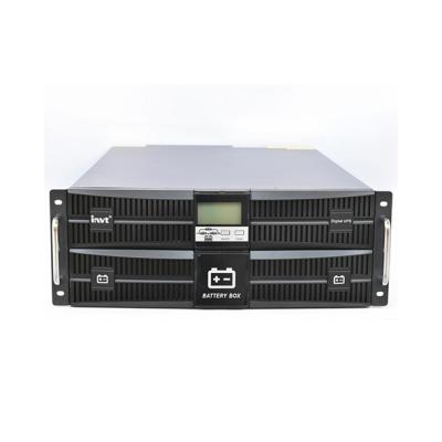 Onduleur On-line Double Conversion INVT HR1110XS 6kVA / 6kW - Format Rack - Monophasé - Facteur de Puissance PF=1.0 - Batteries Incluses (16x 12V/9Ah) - Protection Serveurs & Data Center - Écran LCD - Autonomie Optimisée
