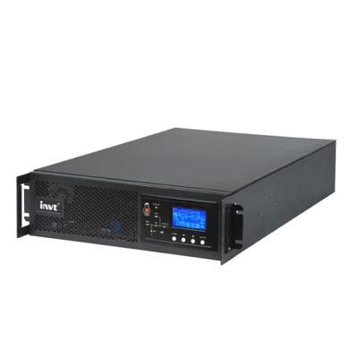 Onduleur On-line Double Conversion INVT HR1103CS 3kVA / 2,7kW - Format Rack - Monophasé - Facteur de Puissance PF=0.9 - Batteries Incluses (6x 12V/9Ah) - Protection Critique Réseaux & Serveurs - Écran LCD - Haute Performance
