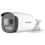 HIKVISION DS-2CE12DF3T-PIRXOS(3.6mm)(O- STD) - Caméra Analogique Bullet (Tourelle) Audio ColorVu - 2MP - avec sirène - Résistant à l'eau et à la poussière (IP67)