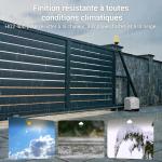 Motorisation de Portail Coulissant Connectée EZVIZ HG2 400 - Jusqu'à 400kg - Contrôle via App EZVIZ - Ouverture/Fermeture à Distance - Détection d'Obstacles - Silencieux & Robuste - Installation Facile - Compatible Maison Connectée