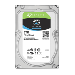 Disque dur Seagate SkyHawk Surveillance 3,5 pouces ST6000VX001 de 6 To (SATA 6 Go/s/256 Mo/5900 tr/min), argent