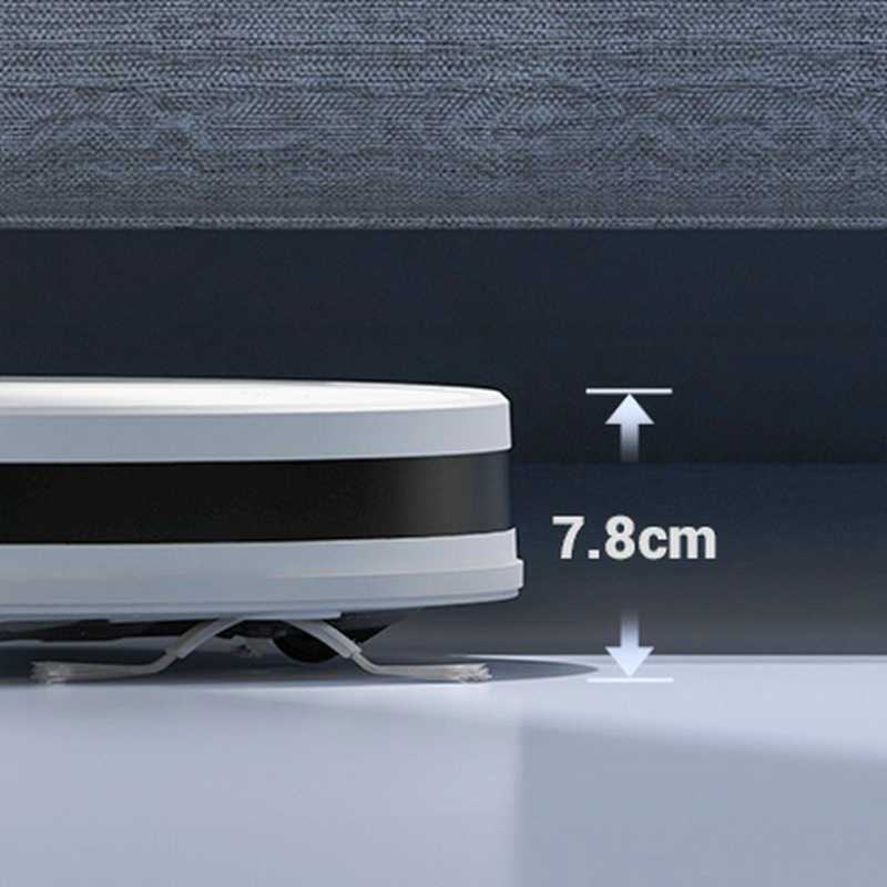 EZVIZ RC3 Plus Aspirateur Robot avec Station Vidange Automatique, Mince Silencieux, 3 Modes d'Aspirations, 90 Jours Mains Libres, Idéal pour Les Poils d'animaux Tapis Sols Dur