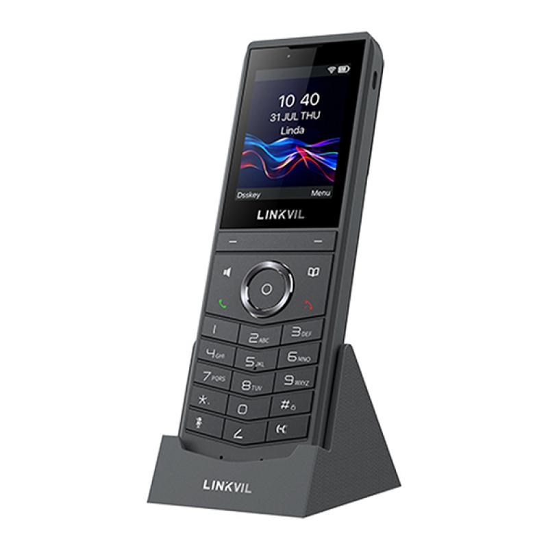 Fanvil W620W - 8 comptes SIP - Ecran couleur 2.4 - Wi-Fi 6 bi-bande - Bluetooth 5.0 - Bouton push-to-talk - Anti-chute jusqu'à 1.8 m