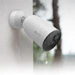 EZVIZ CB3 2k - Caméra autonome - Batterie rechargeable - Détection intelligente des mouvements - Vision nocturne en couleur - Sirène et lampe flash intégrées - Audio bidirectionnel