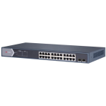 HIKVISION DS-3E0526P-E/M(O-STD) - Switch 24 Ports Gigabit POE Unmanaged (Gestion intelligente) - 2 Port Gigabit Fibre Optique SFP