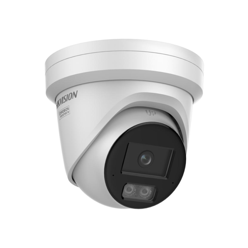 Hikvision DS-2CD2387G3-LI2UY 2.8mm - Caméra de Surveillance - Caméra IP hybride intelligente 8 MP avec tourelle fixe ColorVu& Audio - Imagerie colorée 24h/24 et 7j/7 IR
