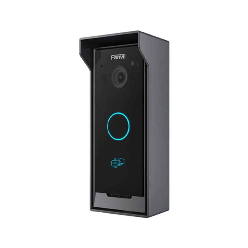 FANVIL VIK-01 - Kit Visiophone IP - Kit d'interphonie vidéo avec image HD et déverrouillage à distance regroupant un poste intérieur SIP, un visiophone et l'application Fanvil Link