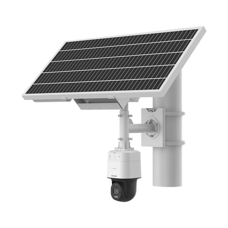 Hikvision DS-2XS3Q47G1-LDH/4G/C18S40 (4mm) - Caméra Autonome Solaire 4G LTE 4MP - ColorVu Couleur 24/7 - Panneau 40W - Batterie 180Wh - IA Humain/Véhicule - IP67 Pro