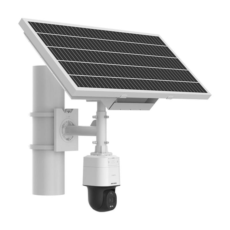 Hikvision DS-2XS3Q47G1-LDH/4G/C18S40 (4mm) - Caméra Autonome Solaire 4G LTE 4MP - ColorVu Couleur 24/7 - Panneau 40W - Batterie 180Wh - IA Humain/Véhicule - IP67 Pro