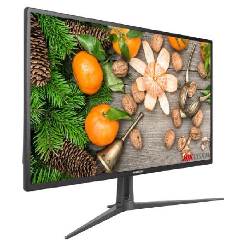 Hikvision DS-D5232F2-1V1S - Moniteur LED 32 Pouces Full HD 1080p Usages 24/7 (HDMI / VGA + Haut-Parleurs Intégrés 2x5W) - Écran de Contrôle & Vidéosurveillance Pro - Fixation VESA