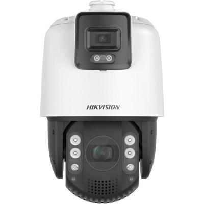 HIKVISION DS-2SE7C432MW-AEB(14F1)(O- STD)(P3) - Caméra IP PTZ TandemVu 7 pouces - Dome 4MP DarkFighter et ColorVu Zoom Optique 32X - Zoom numérique 16X Colorful & IR - Lumière active et alarme sonore - Résistant à l'eau et à la poussière (IP67)