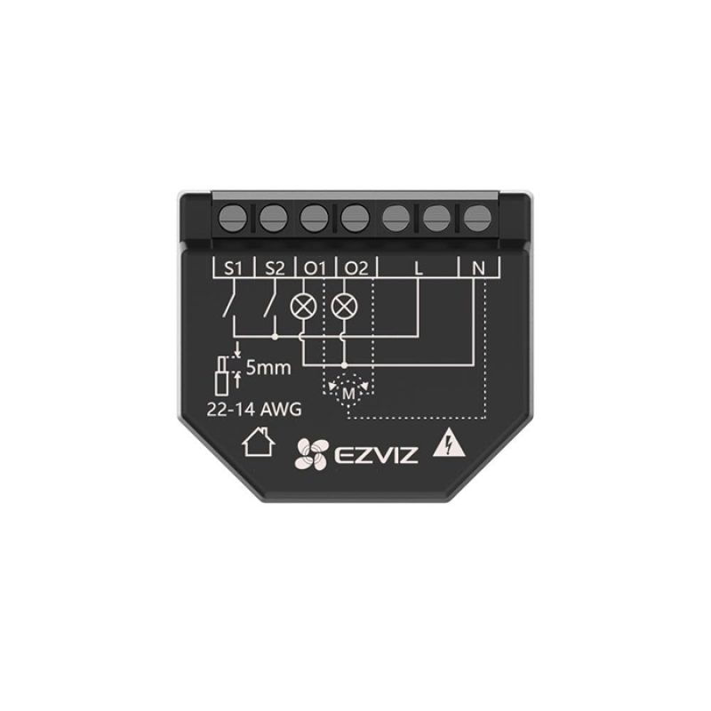 EZVIZ H7C - Caméra Wi-Fi panoramique et inclinable à double objectif Résolution d'objectif double 2K - Bouton d'appel de panique bidirectionnel - Détection humaine IA - Vue panoramique - Vision nocturne couleur