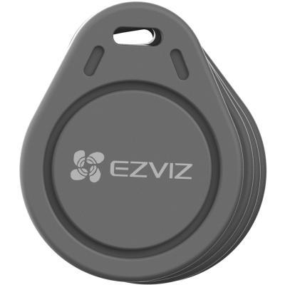 EZVIZ - Carte de proximité - CS-DL-IC-CPU-R200-GR - Accessoire serrure connectée EZVIZ pack 4 badges: pour HP7/EP7/DIY LOCK